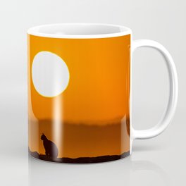 Early Morning Cat Coffee Mug