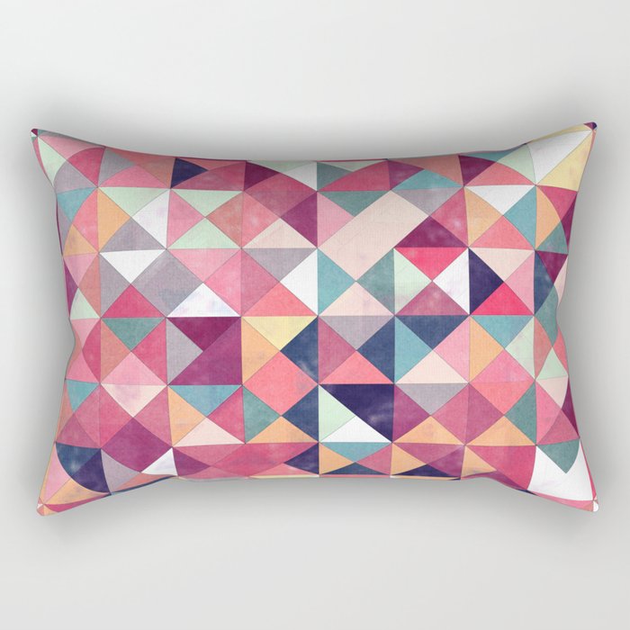 Lovely Geometric Background Rectangular Pillow
