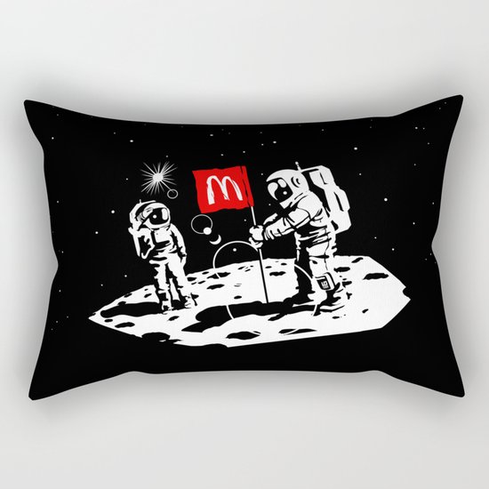 First we take Manhattan, Then we take Moon Rectangular Pillow