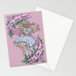 Here For The Tea Stationery Cards