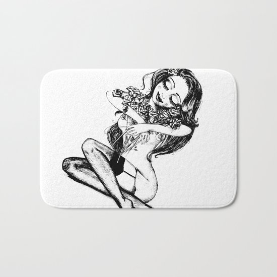 Sweet & dreamy girl Bath Mat