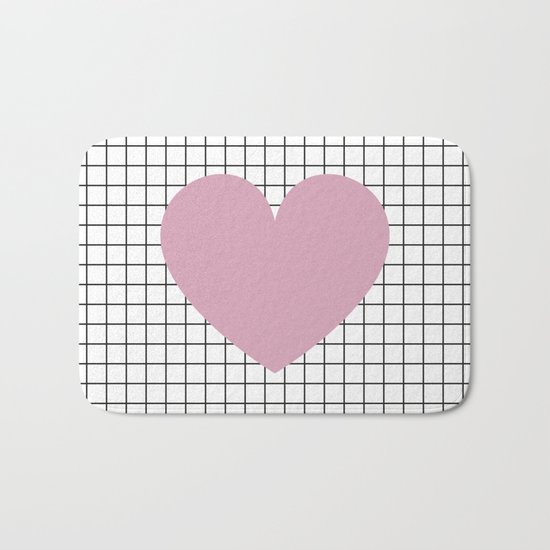 Heart #1 Bath Mat