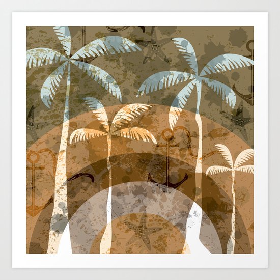 Surf and Sand Art Print