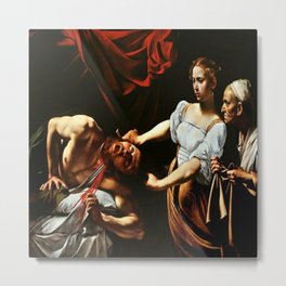 Caravaggio - Judith Beheading Holofernes Metal Print