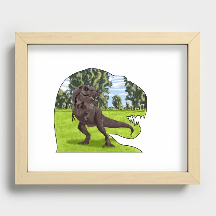 Dino Recessed Framed Print