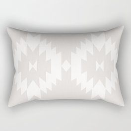 Southwestern Minimalism - White Sand Rectangular Pillow
