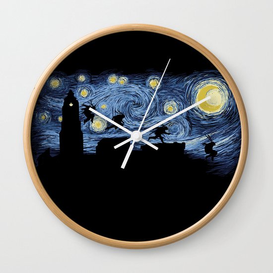 Starry Fight Wall Clock