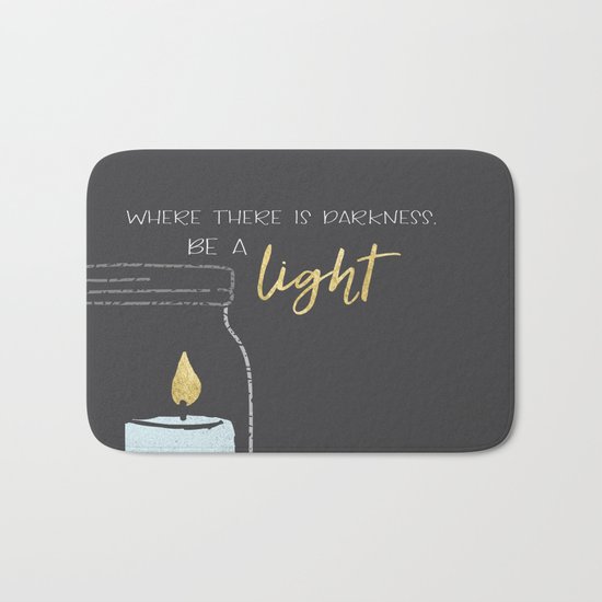Be a light Bath Mat