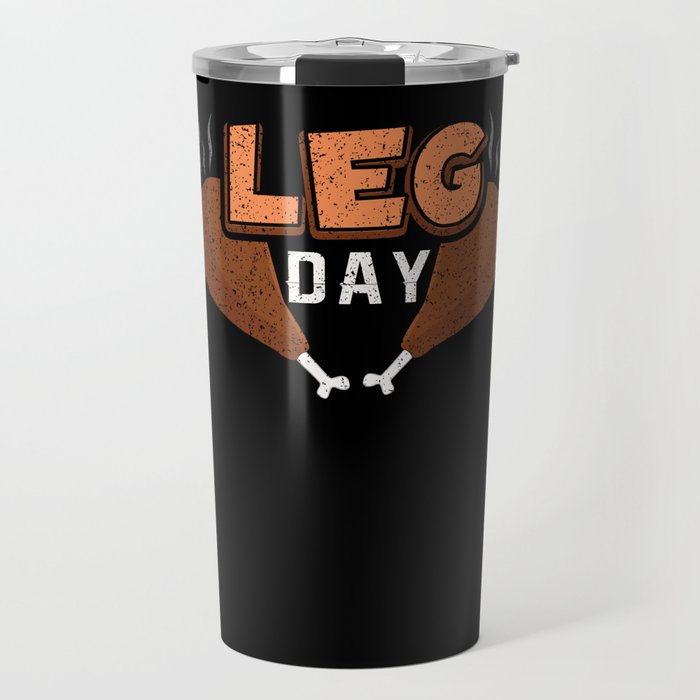 Autumn Fall Leg Day Roast Turkey Thanksgiving Travel Mug