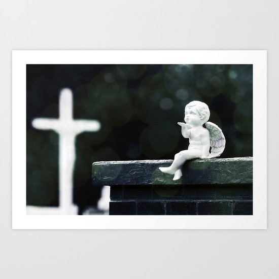 Watching Over Them Art Print