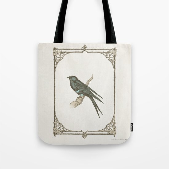 A Victorian Bird Tote Bag