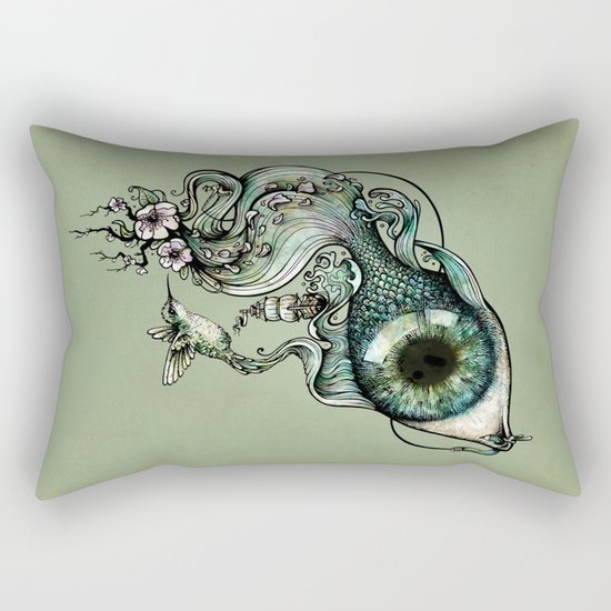 Flowing Creativity Rectangular Pillow