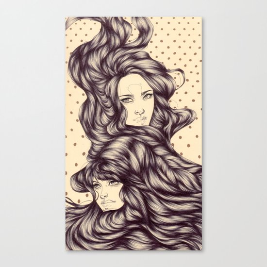 Hair Tide Canvas Print