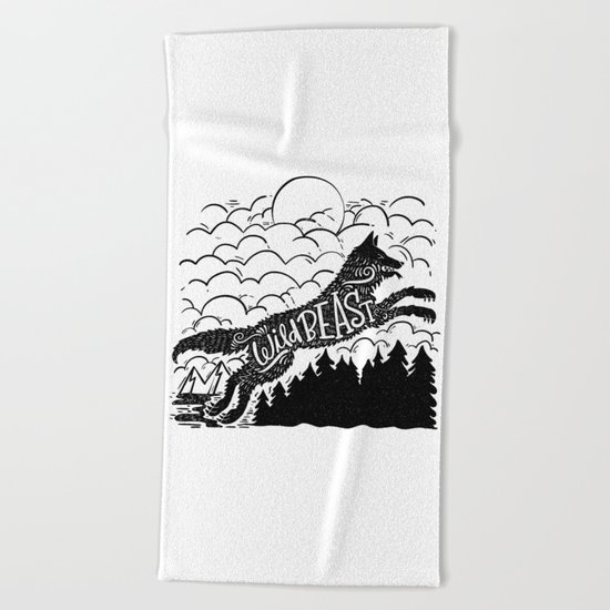 WILD BEAST Beach Towel