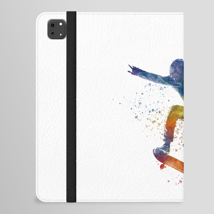 watercolor skater iPad Folio Case