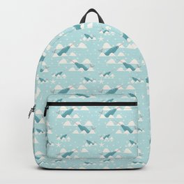 narwhal in ocean Backpack | Pattern, Bruxamagica, Seaunicorn, Nursery, Sketch, Kidsillustration, Illustration, Ocean, Kids, Unicornpattern 