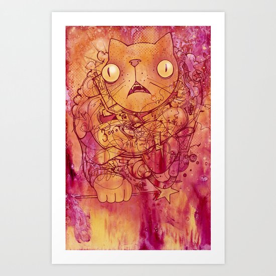 Deep Mania Art Print