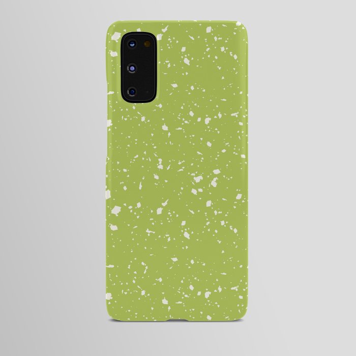 Light Green Terrazzo Seamless Pattern Android Case
