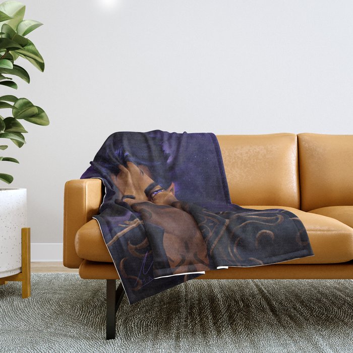 High Lord of Night Throw Blanket