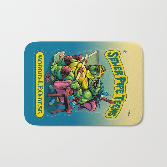 SEWER PIPE TEENS: Morbid-LEO-bese Bath Mat