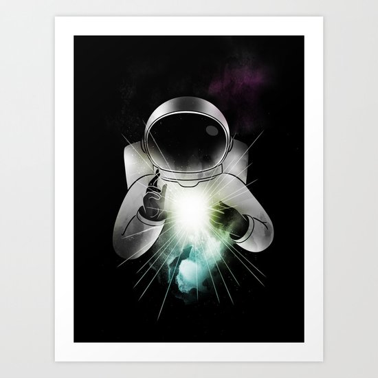 Being of Light Art Print