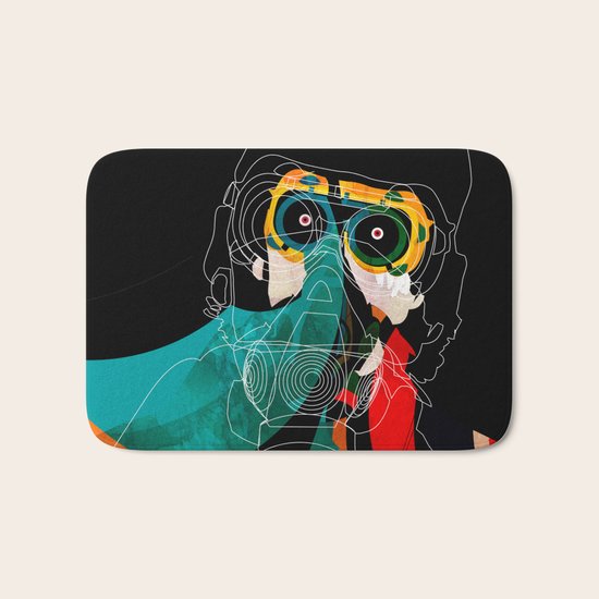 Mask Bath Mat