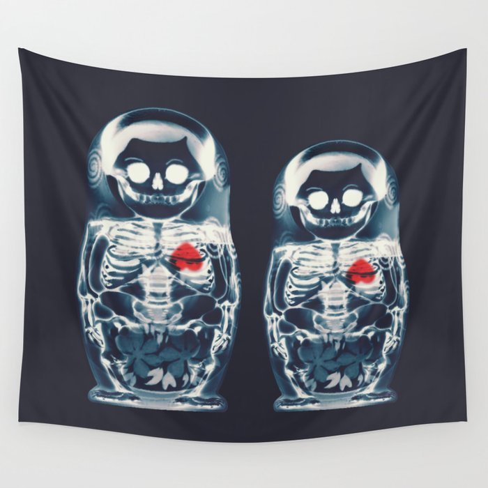Nesting Doll X-Ray Wall Tapestry