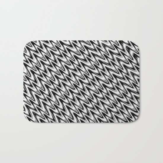 Black and White 3 Bath Mat