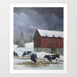 Red Barn Art Prints Society6