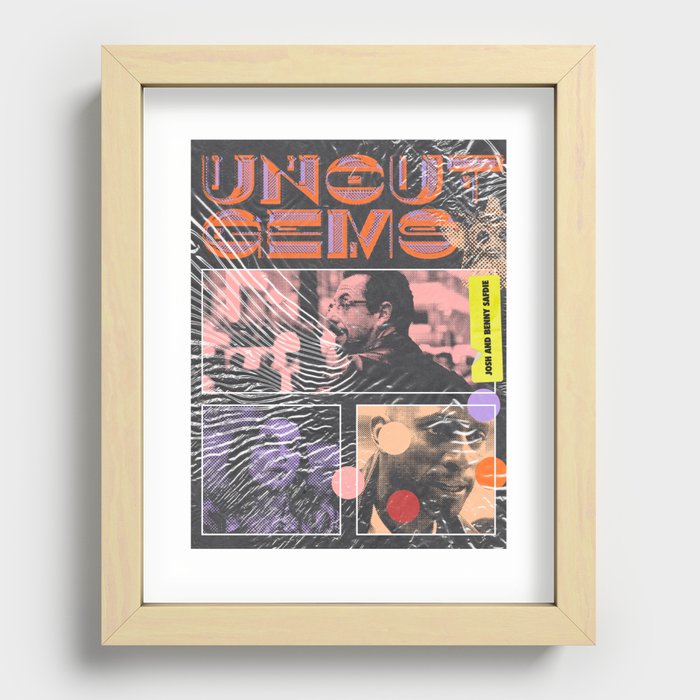 UNCUT GEMS Poster Recessed Framed Print