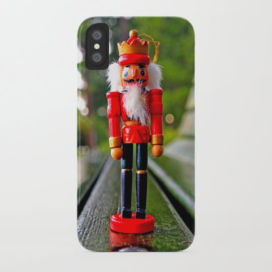 Park-bench Yuletide iPhone Case