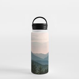 Smoky Mountain Pastel Sunset Water Bottle