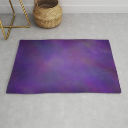 Abstract Soft Watercolor Gradient Ombre Blend 14 Dark Purple and Light Purple Area & Throw Rug