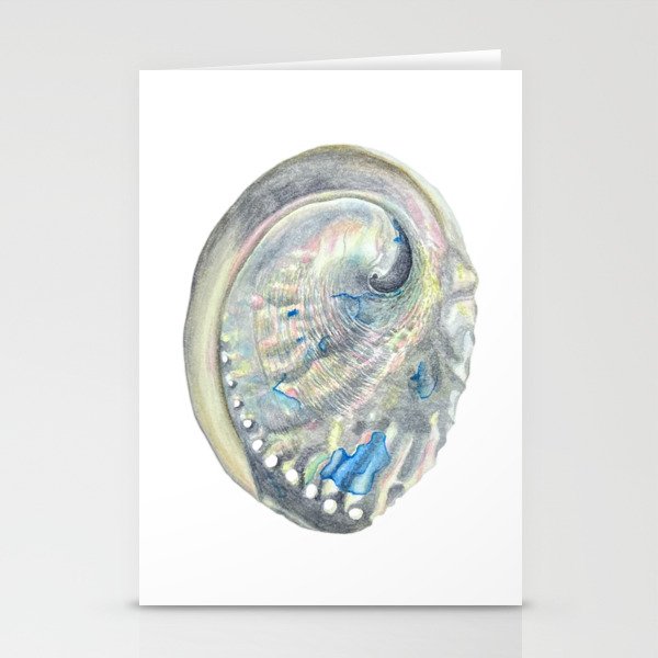 Abalone Shell Stationery Cards