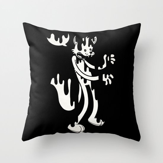 Cat Melt Throw Pillow