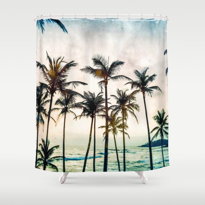 No Palm Trees Shower Curtain