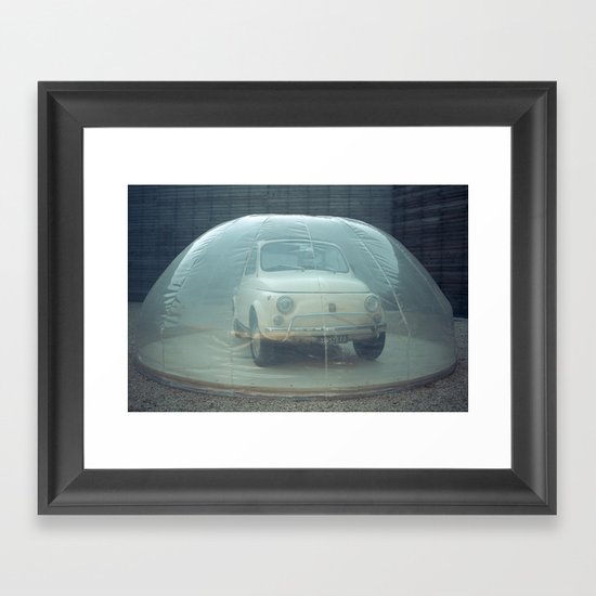 bubble car Framed Art Print