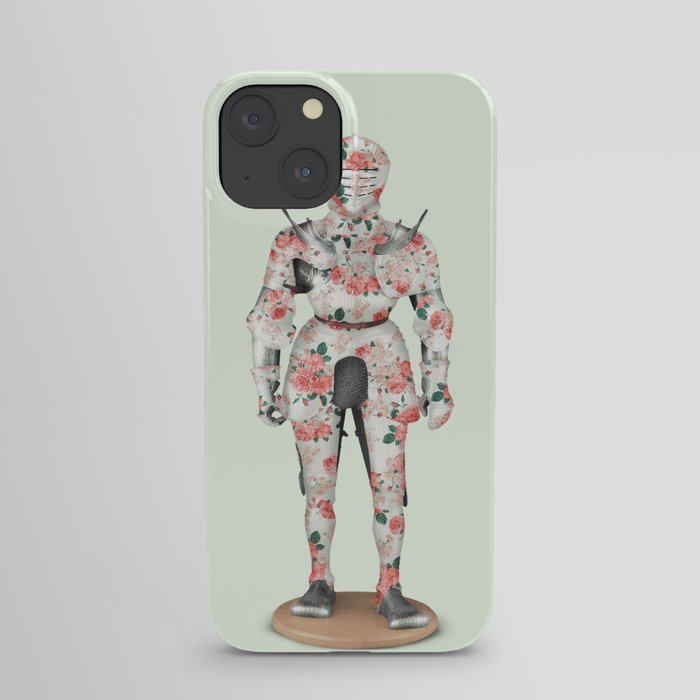Floral Knight iPhone Case