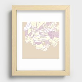 This is where you feel now Recessed Framed Print