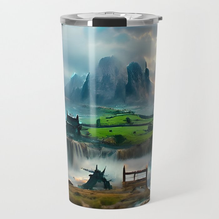 Fantasy landscape Travel Mug