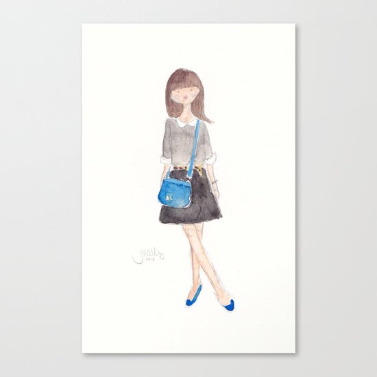 Peter Pan Collar Canvas Print