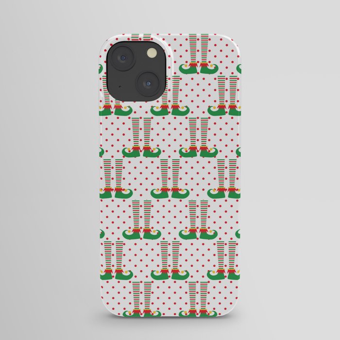 Christmas Elf Pattern iPhone Case