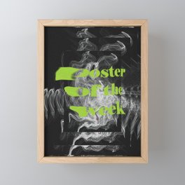 Poster of the week Framed Mini Art Print