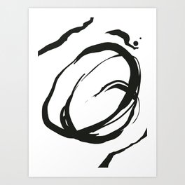 Ink Swirl Art Print