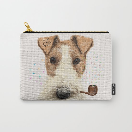 fox terrier sailor Carry-All Pouch