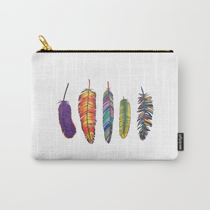 Feathers Carry-All Pouch