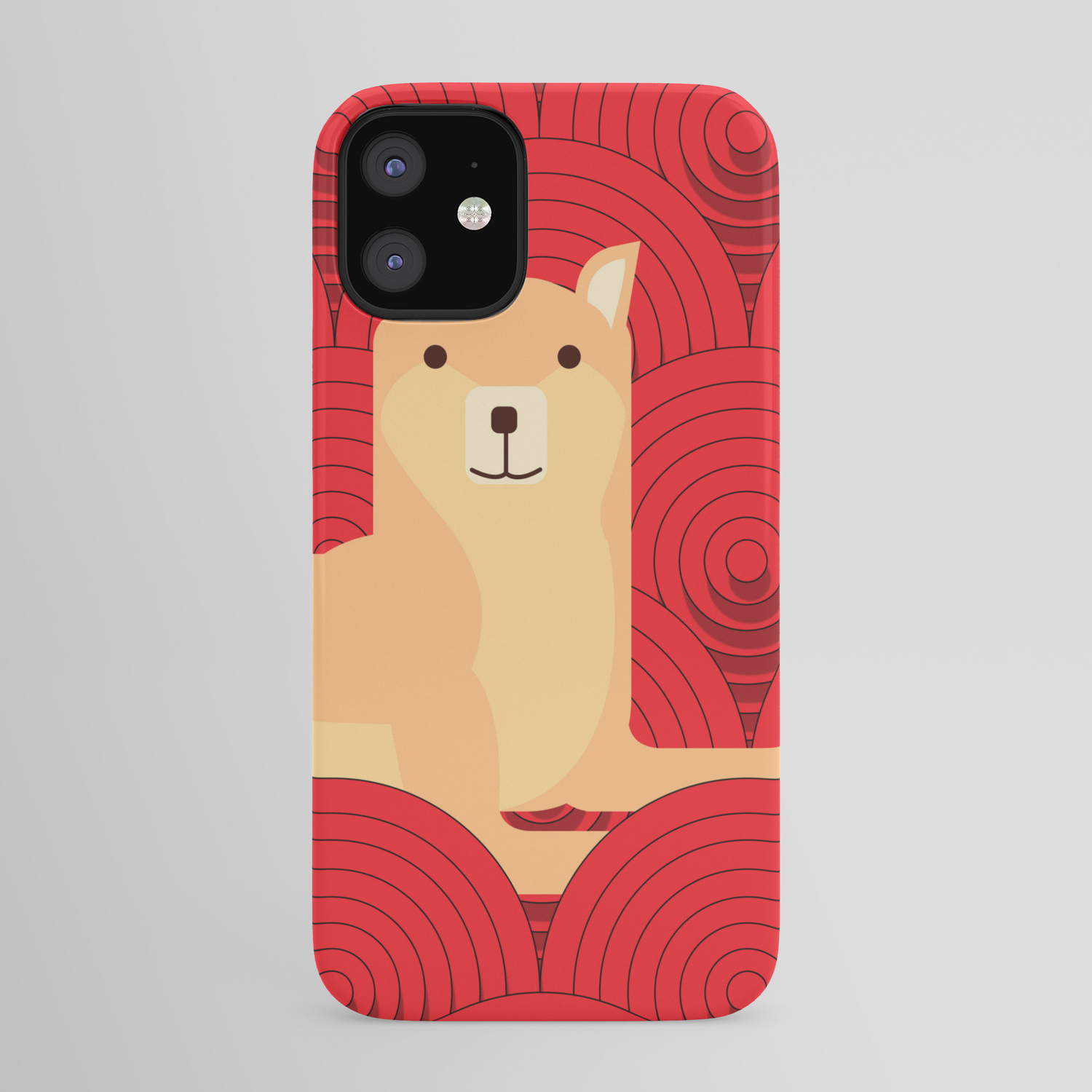 Cute Japanese Shiba Inu Dog Lie Down Abstract Red Circle Pattern Wallpaper Iphone Case By Vvadyab Society6 Iphone wallpapers find and download the best iphone wallpapers, from blue backgrounds to black and white backdrops. cute japanese shiba inu dog lie down abstract red circle pattern wallpaper iphone case by vvadyab