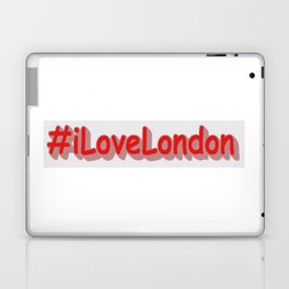 "#iLoveLondon" Cute Design. Buy Now Laptop Skin