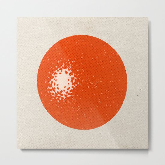 Orange Metal Print