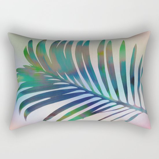 Palm Leaf Rectangular Pillow